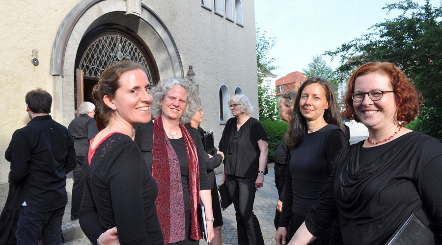 Vor dem Konzert in der Kreuzkirche in Bremerhaven am 14. Juni 2025
